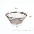 Edelstahl Colander Kitchen Food Sieb Korb Korb